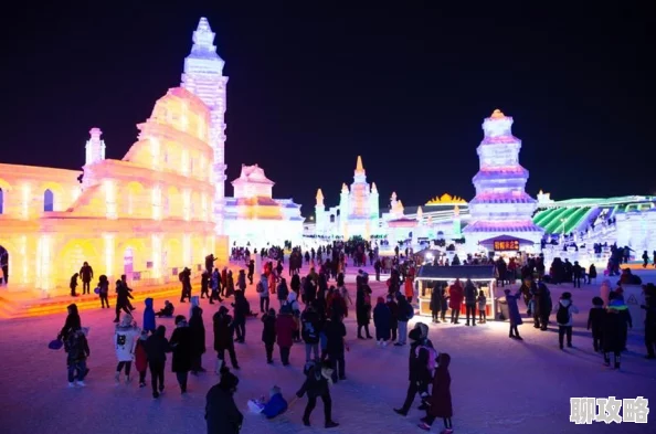 东北乱欲近日,哈尔滨冰雪大世界开园迎客,游人如织 东北乱欲近日,哈尔滨冰雪大世界开园迎客,游人如织