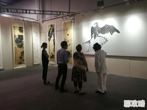 陈梅李山近日两位艺术家合作举办展览展出多幅新作吸引众多观众前来参观