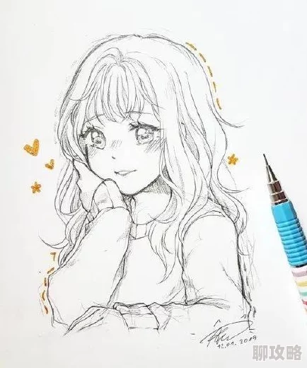 [黑白中文]卡通第一页线稿完成开始上色人物背景绘制中