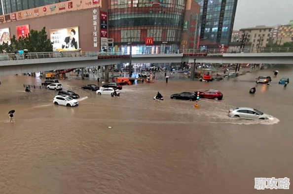 好湿啊近日某地降雨量创下历史新高引发多地洪水灾害居民紧急撤离