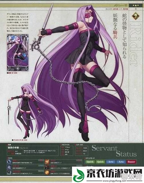 网友热议:命运冠位指定FGO满破枪阶美杜莎技能详解与配卡属性评价 网友热议:命运冠位指定FGO满破枪阶美杜莎技能详解与配卡属性评价