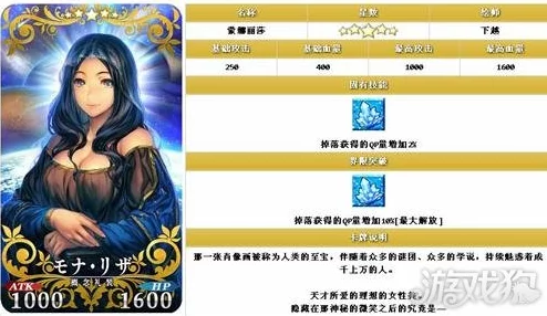 网友热议：命运冠位指定FGO蒙娜丽莎礼装换取实用性深度分析及评价