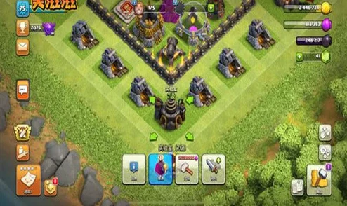 部落冲突新世界二本高效防御阵型，网友热议：完美抵挡野蛮人与弓箭手侵袭！