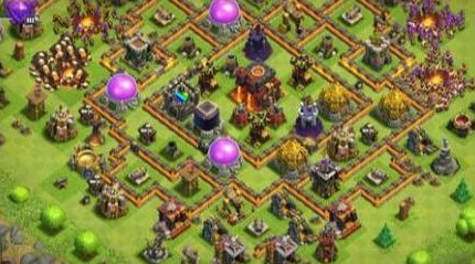 部落冲突攻略：9本最新护黑阵有效克制地震胖法进攻，网友热议实战奇效！