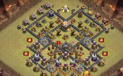 部落冲突九本部落战七大新阵揭秘：网友热评基地对称治愈系布局