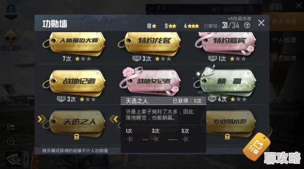 2025年和平精英勋章大全：热门成就与最新勋章解锁指南