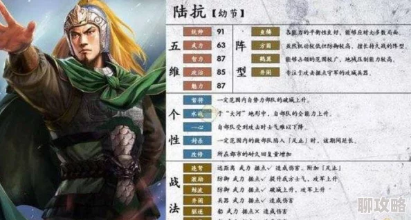 2025啪啪三国2吴国名将陆抗属性与传奇故事深度介绍