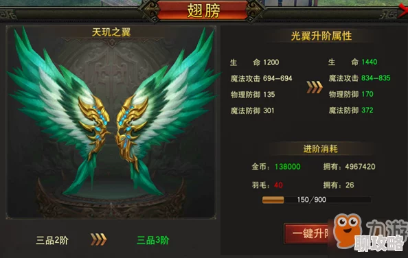 2025热门游戏攻略：屠龙之刃终极技巧与凤舞之翼翅膀养成指南