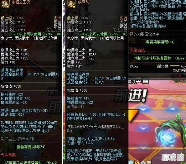 DNF支点装备选择指南：无用与其他装备对比分析