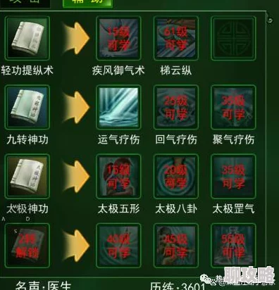 热血江湖医师技能加点攻略 医师气功加点详细解析