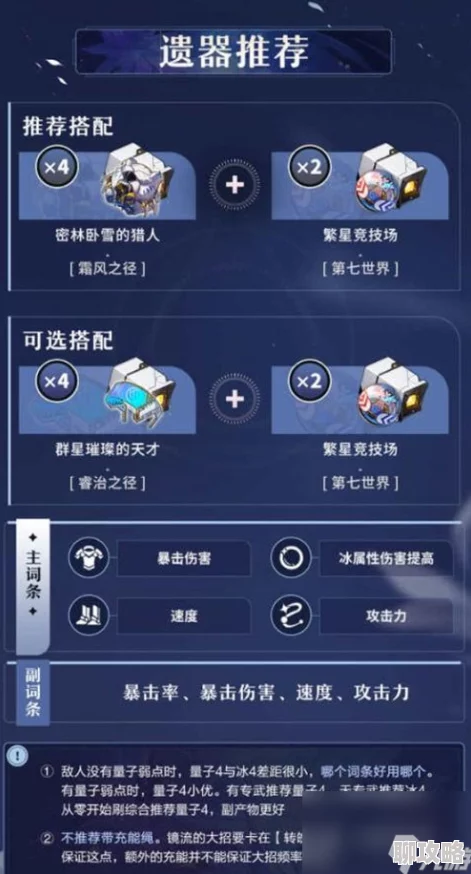 崩坏星穹铁道静流遗器搭配推荐，最佳组合与使用技巧
