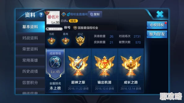 2025年王者荣耀程咬金5V5高端玩法技巧详解与热门出装推荐