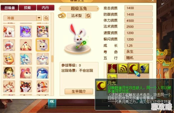 2025年梦幻西游手游黄莽1级变身卡玉兔精实战点评与趋势
