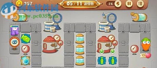 2025年热门策略分享：保卫萝卜3码头第1关高效通关教程，炮塔船锚伤害最大化攻略